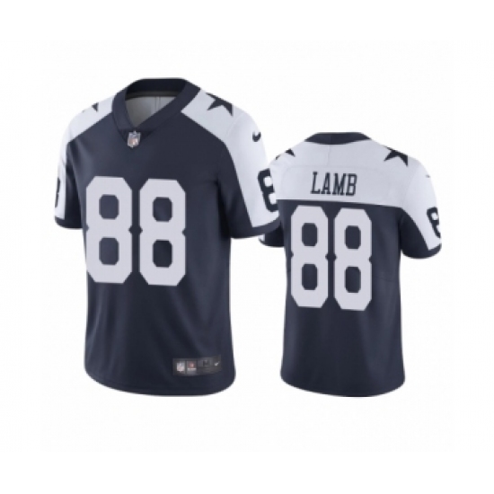 Dallas Cowboys #88 CeeDee Lamb Navy 2020 NFL Draft Alternate Vapor Limited Jersey - Ujersey