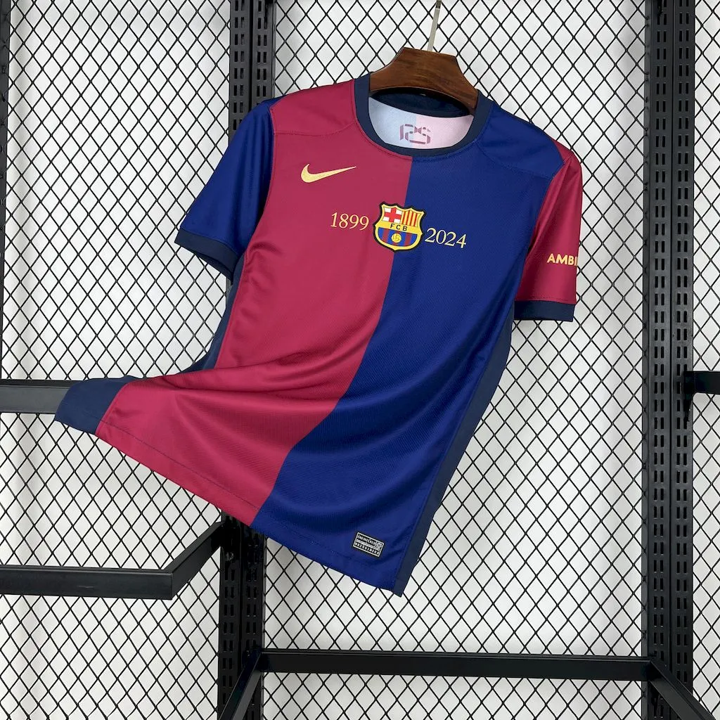 Barcelona Soccer Jersey 125th Anniversary Custom Shirt 2024/25 - ujerseystore
