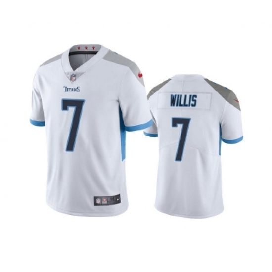 Men's Tennessee Titans #7 Malik Willis White Vapor Untouchable Stitched Jersey - Ujersey