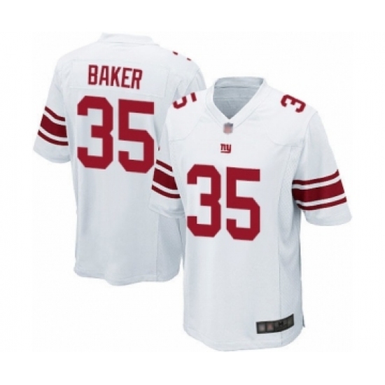 Men's New York Giants #35 Deandre Baker Game White Football Jersey - Ujersey