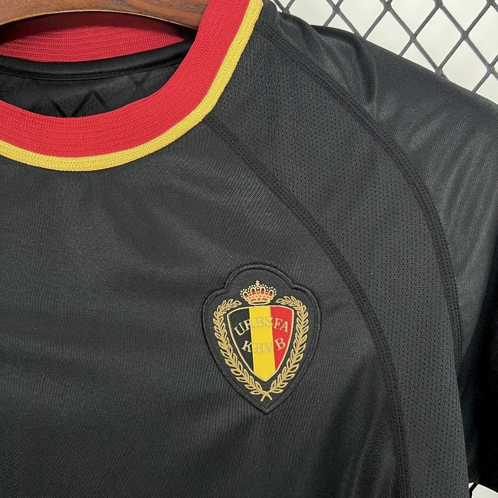 Belgium Retro Soccer Jersey Away Custom Shirt 2000 - ujerseystore