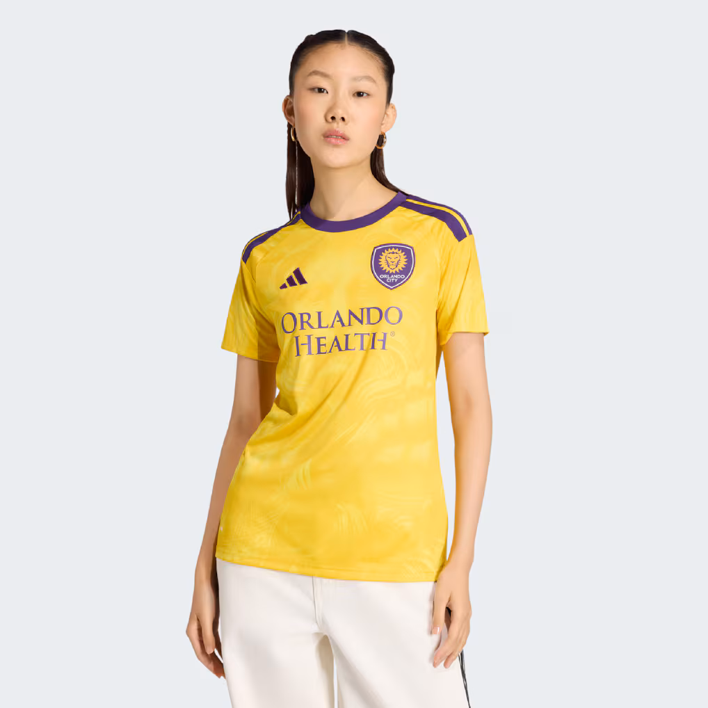 Women's Orlando City SC adidas Gold 2026 Sunken Treasure Kit Replica Jersey - ujerseystore