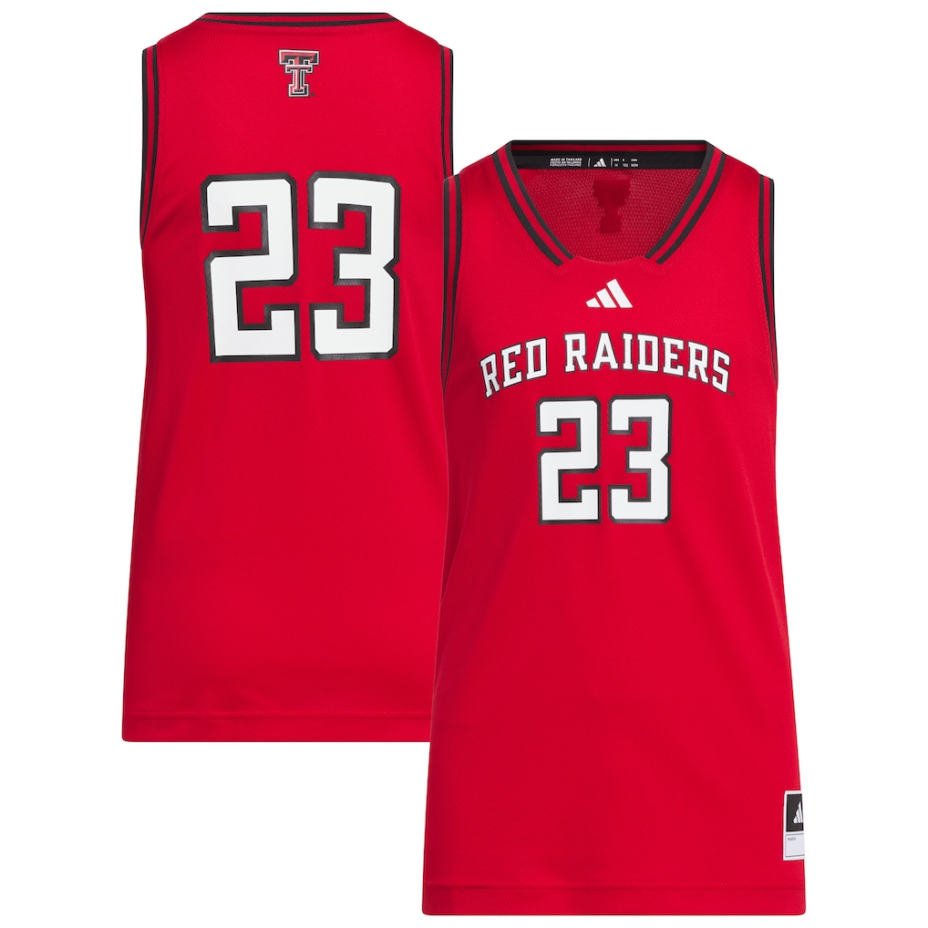 Youth adidas #23 Red Texas Tech Red Raiders Replica Swingman Jersey