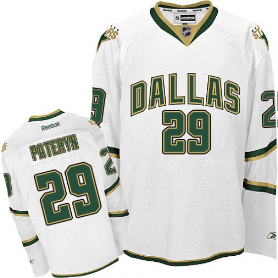 Men's Reebok Dallas Stars #29 Greg Pateryn Premier White Third NHL Jersey - Ujersey