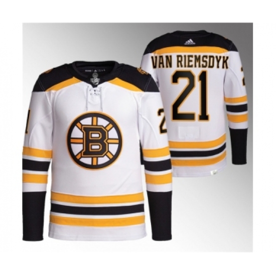 Men's Boston Bruins #21 James van Riemsdyk White Stitched Jersey - Ujersey