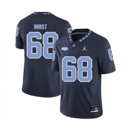 North Carolina Tar Heels 68 James Hurst Black College Football Jersey - Ujersey