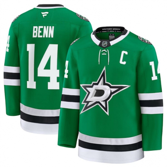 Men's Dallas Stars Active Player Custom Green 2024-25 Home Stitched Hockey Jersey - Ujersey