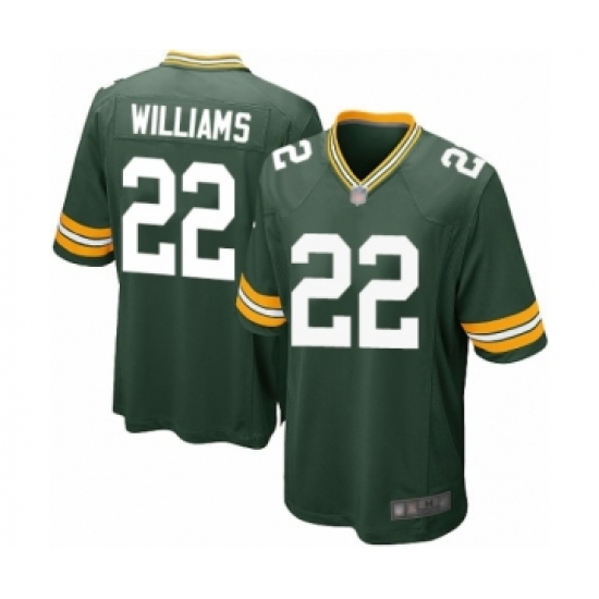 Men's Green Bay Packers #22 Dexter Williams Game Green Team Color Football Jersey - Ujersey