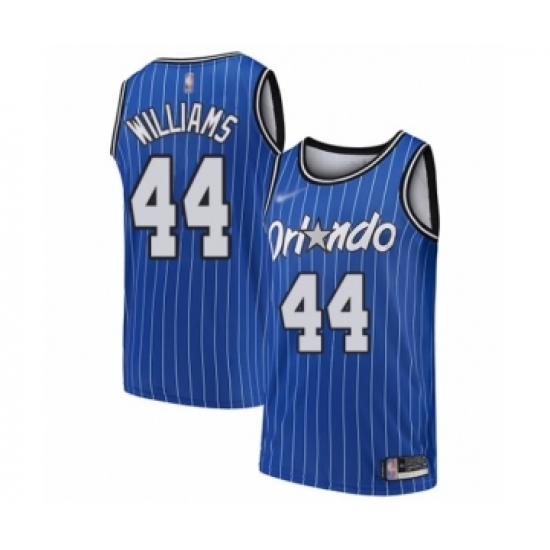 Youth Orlando Magic #44 Jason Williams Swingman Blue Hardwood Classics Basketball Jersey - Ujersey