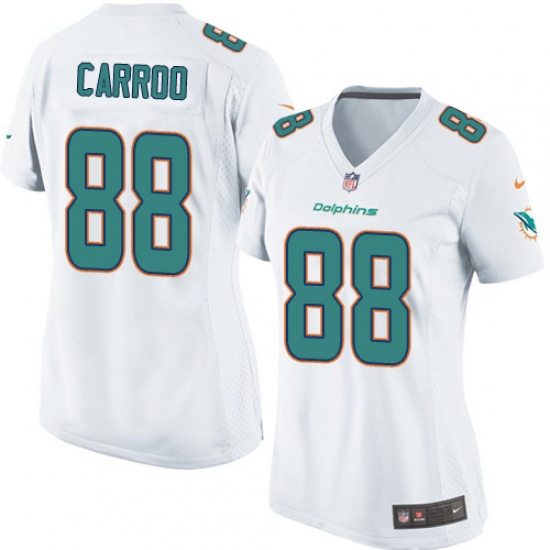 Women's Nike Miami Dolphins #88 Leonte Carroo Game White NFL Jersey - Ujersey