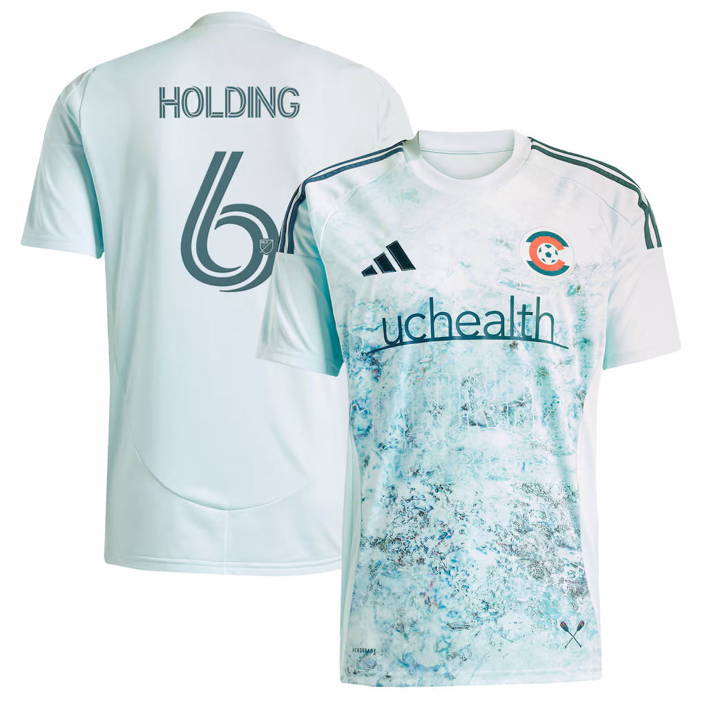 Men's Colorado Rapids Rob Holding adidas Green 2025 Headwaters Replica Jersey