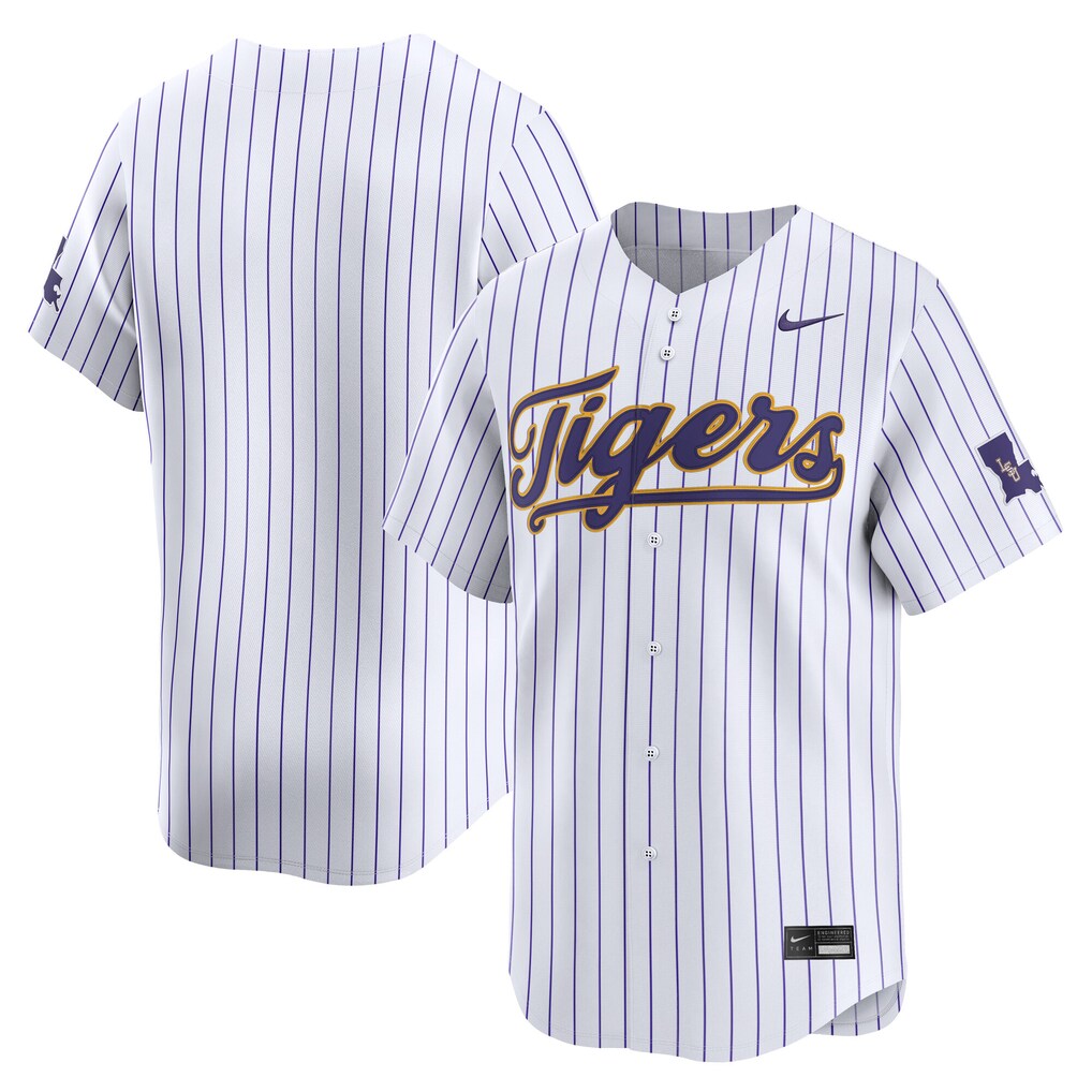 Men's Nike White LSU Tigers Baseball Limited Jersey - ujerseystore