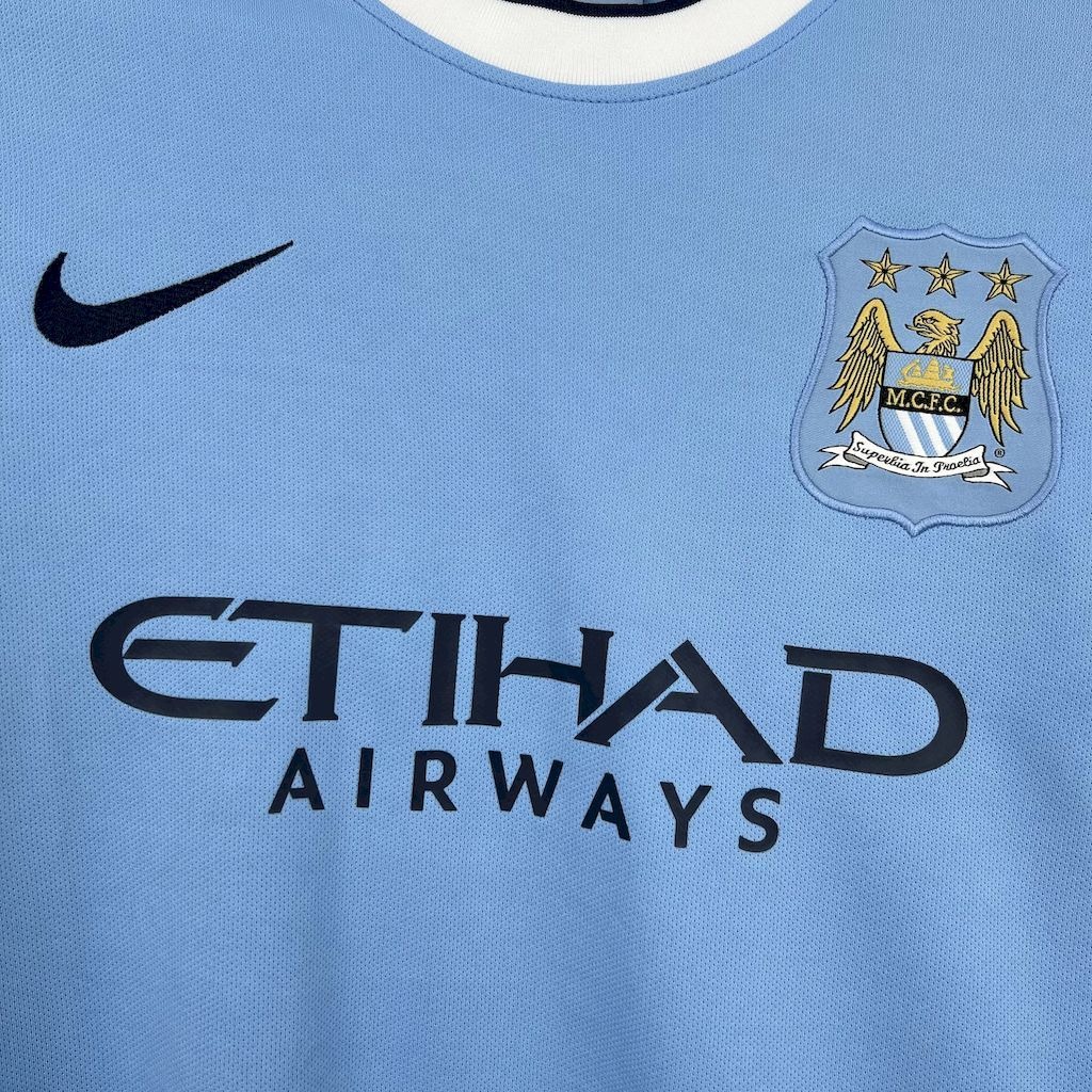 Manchester City Retro Home Football Jersey Shirt 2013/14 - U-jersey