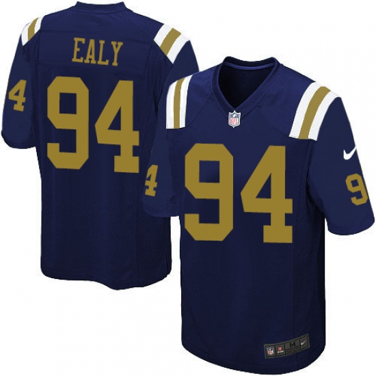 Youth Nike New York Jets #94 Kony Ealy Limited Navy Blue Alternate NFL Jersey - Ujersey