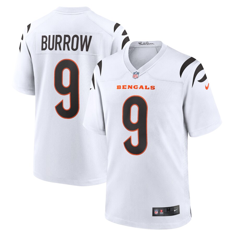 Men's Cincinnati Bengals Joe Burrow Nike White Game Jersey - Ujersey
