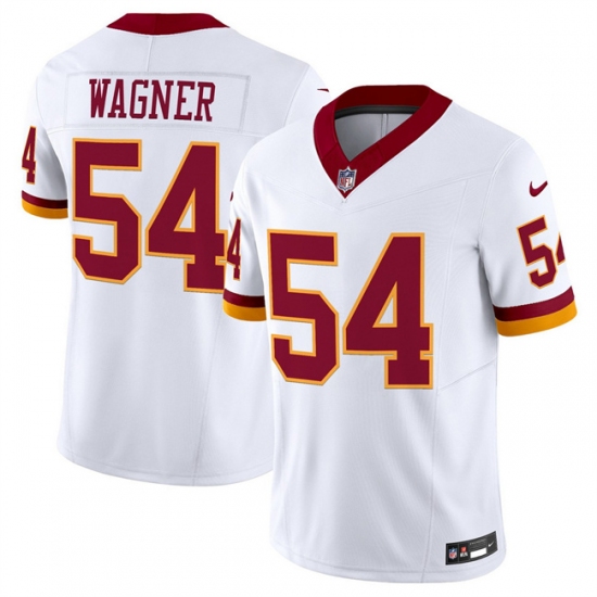 Men's Washington Commanders #54 Bobby Wagner White 2025 F.U.S.E. Throwback Vapor Limited Football Stitched Jersey - Ujersey