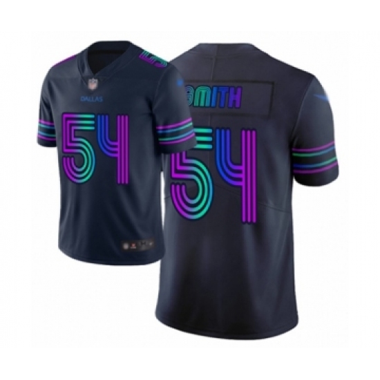 Women's Dallas Cowboys #54 Jaylon Smith Limited Navy Blue City Edition Football Jersey - Ujersey