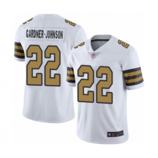 Men's New Orleans Saints #22 Chauncey Gardner-Johnson Limited White Rush Vapor Untouchable Football Jersey - Ujersey