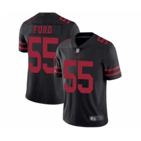 Men's San Francisco 49ers #55 Dee Ford Black Vapor Untouchable Limited Player Football Jersey - Ujersey