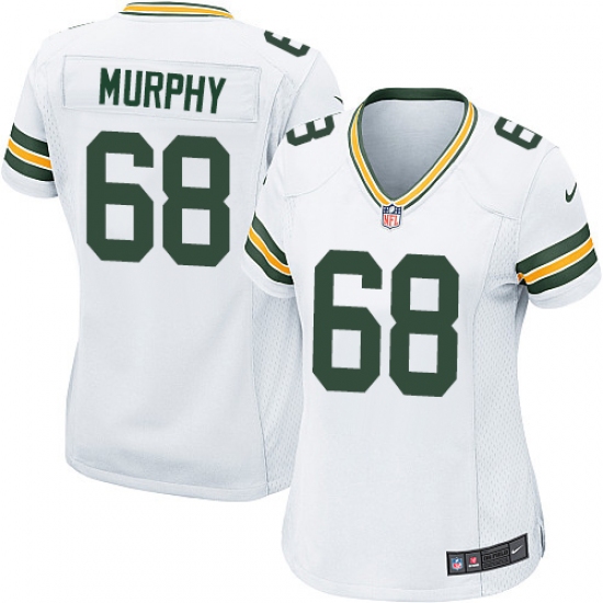 Women's Nike Green Bay Packers #68 Kyle Murphy Game White NFL Jersey - Ujersey