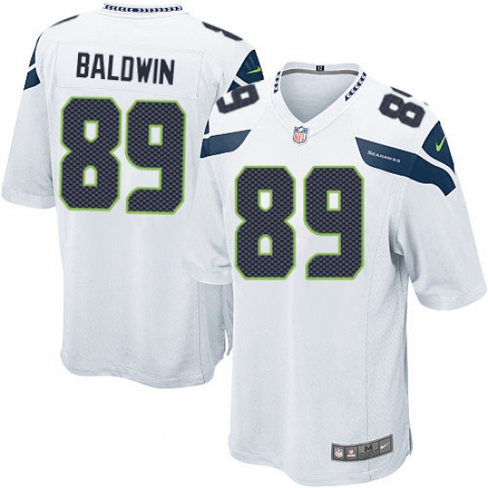 Men's Nike Seattle Seahawks #89 Doug Baldwin Game White NFL Jersey - Ujersey