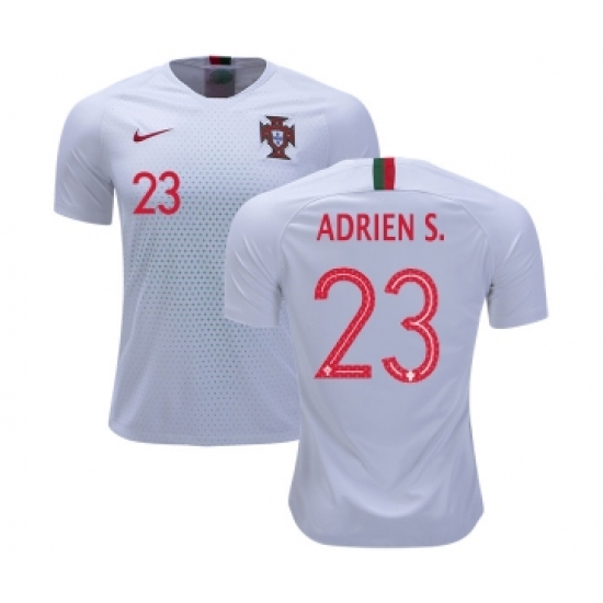 Portugal #23 Adrien S. Away Soccer Country Jersey