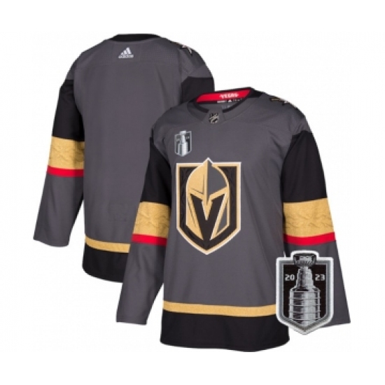 Men's Vegas Golden Knights Blank Gray 2023 Stanley Cup Final Stitched Jersey - Ujersey