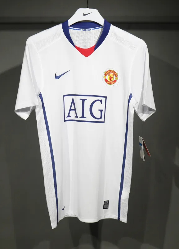Manchester United Retro  Away Football Jersey Shirt 2008/09 - Ujersey NHL