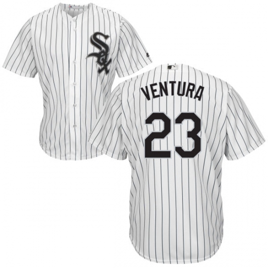 Youth Majestic Chicago White Sox #23 Robin Ventura Authentic White Home Cool Base MLB Jersey - Ujersey