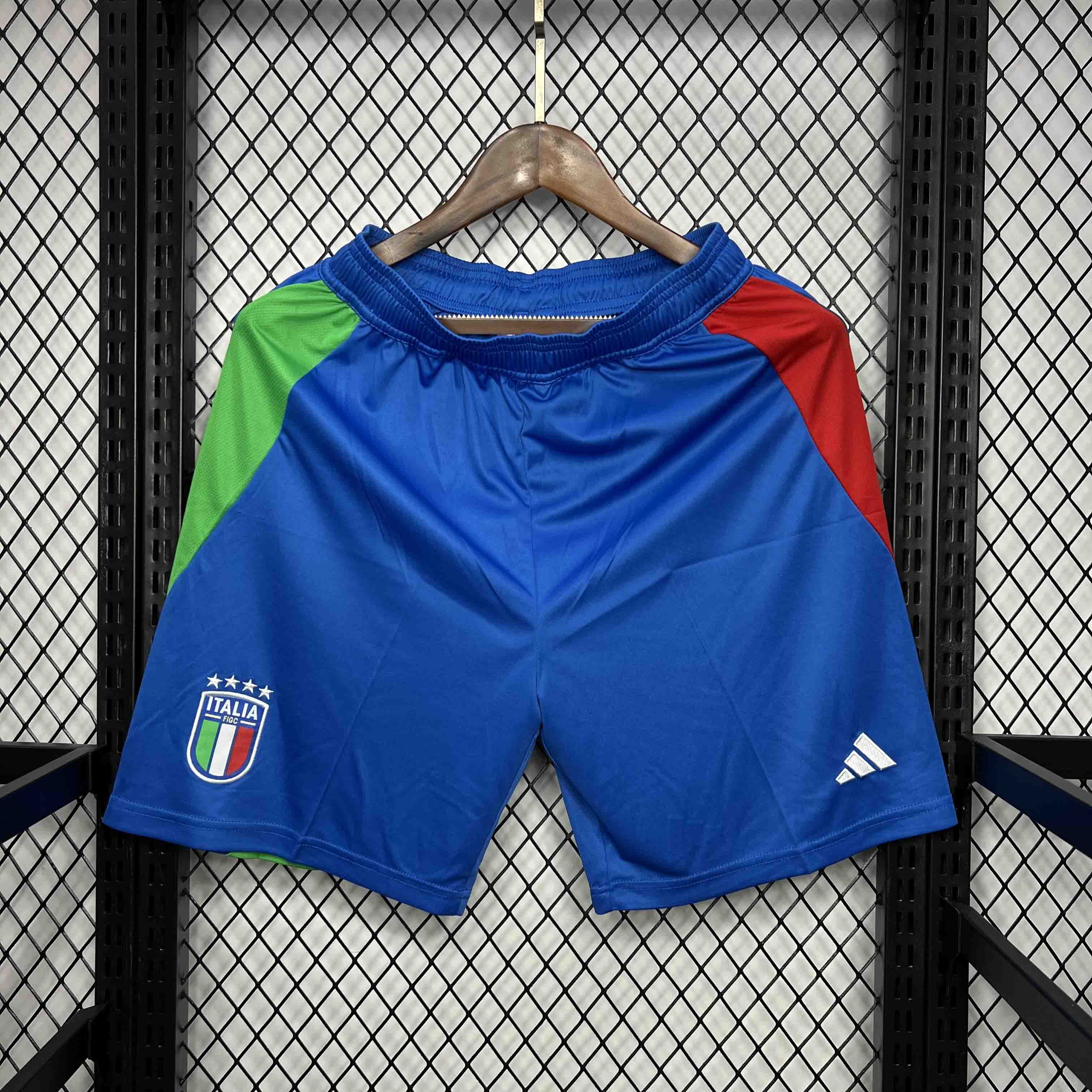 Italy Soccer Jersey Away Custom Shorts EURO 2024 - ujerseystore