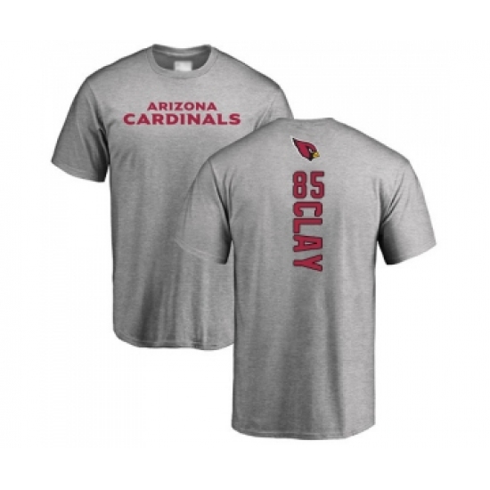 Football Arizona Cardinals #85 Charles Clay Ash Backer T-Shirt