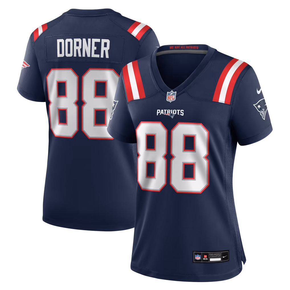 Women's New England Patriots Cameron Dorner Nike Navy Team Game Jersey