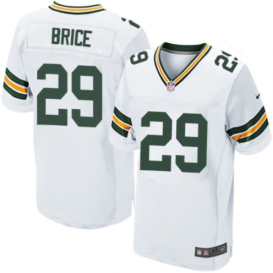 Men's Nike Green Bay Packers #29 Kentrell Brice Elite White NFL Jersey - Ujersey