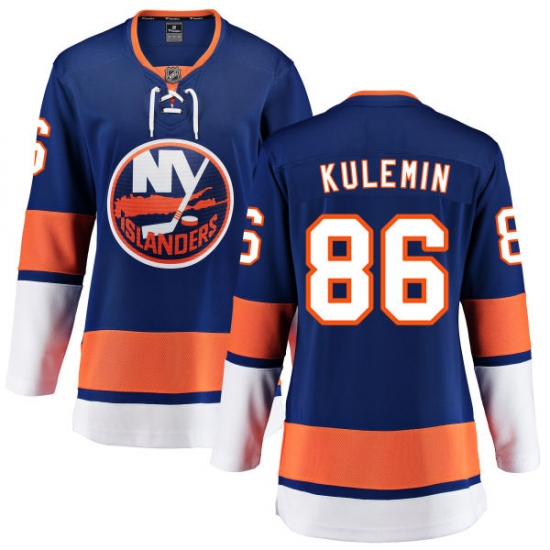 Women's New York Islanders #86 Nikolay Kulemin Fanatics Branded Royal Blue Home Breakaway NHL Jersey - Ujersey