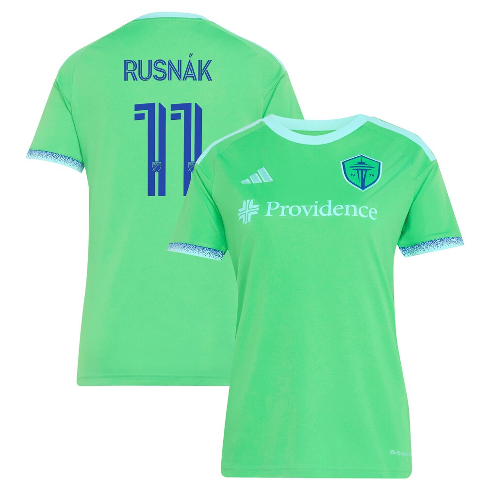 Women's Seattle Sounders FC Albert Rusnak adidas Rave Green 2026 The Evergreen State Kit Replica Jersey - Ujersey