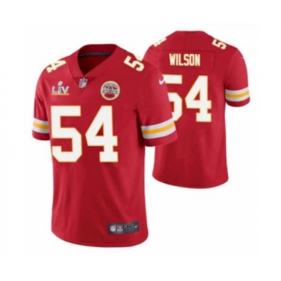 Youth Kansas City Chiefs #54 Damien Wilson Red 2021 Super Bowl LV Jersey - Ujersey