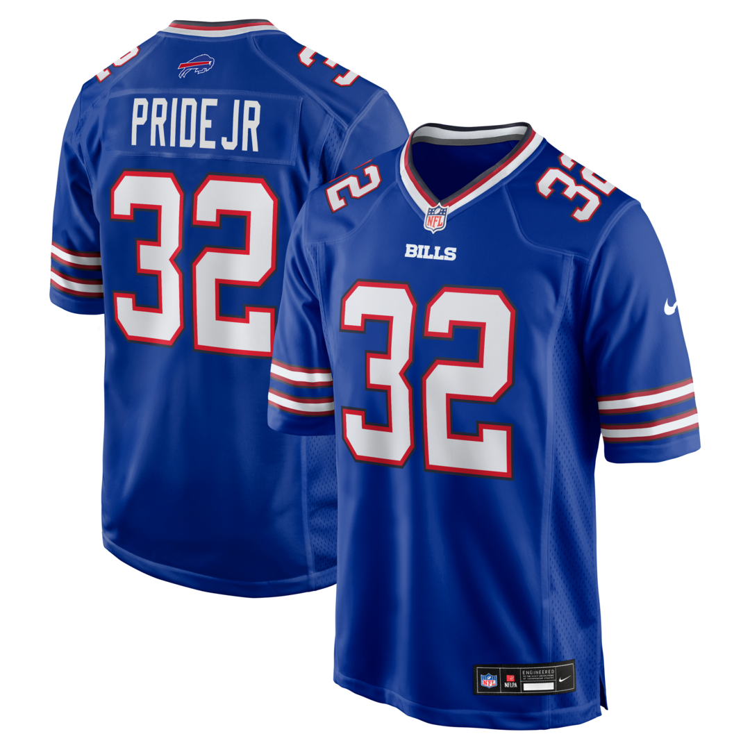 Men's Buffalo Bills Toriano Pride Jr. Nike Royal Team Game Jersey - SUjersey01