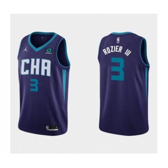 Men's Charlotte Hornets #3 Terry Rozier III NBA Stitched Jersey - Ujersey