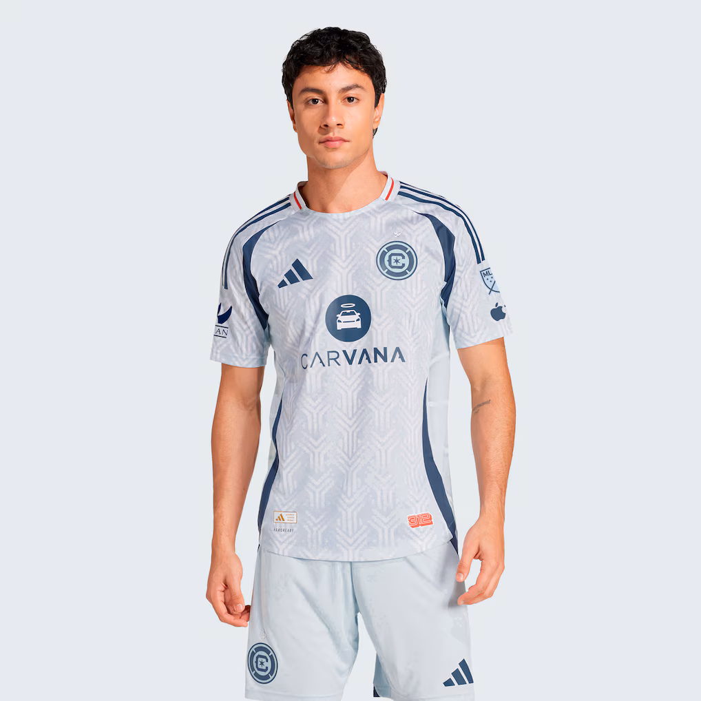 Men's Chicago Fire adidas Light Blue 2025 The Municipal Kit Authentic Jersey - Ujersey