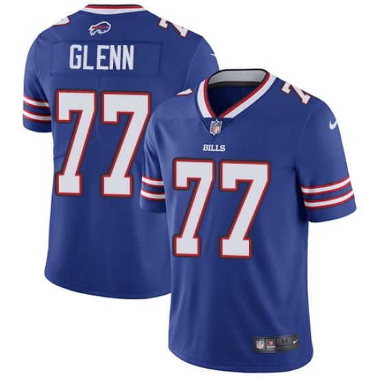 Youth Nike Buffalo Bills #77 Cordy Glenn Royal Blue Team Color Vapor Untouchable Limited Player NFL Jersey - Ujersey