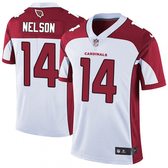 Youth Nike Arizona Cardinals #14 J.J. Nelson White Vapor Untouchable Limited Player NFL Jersey - Ujersey
