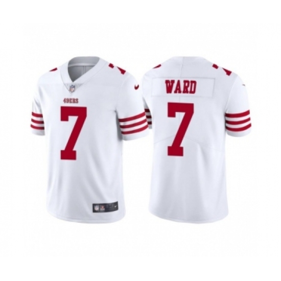 Men's San Francisco 49ers #7 Charvarius Ward White Vapor Untouchable Limited Stitched Jersey - Ujersey