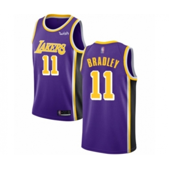 Youth Los Angeles Lakers #11 Avery Bradley Swingman Purple Basketball Jersey - Statement Edition - Ujersey