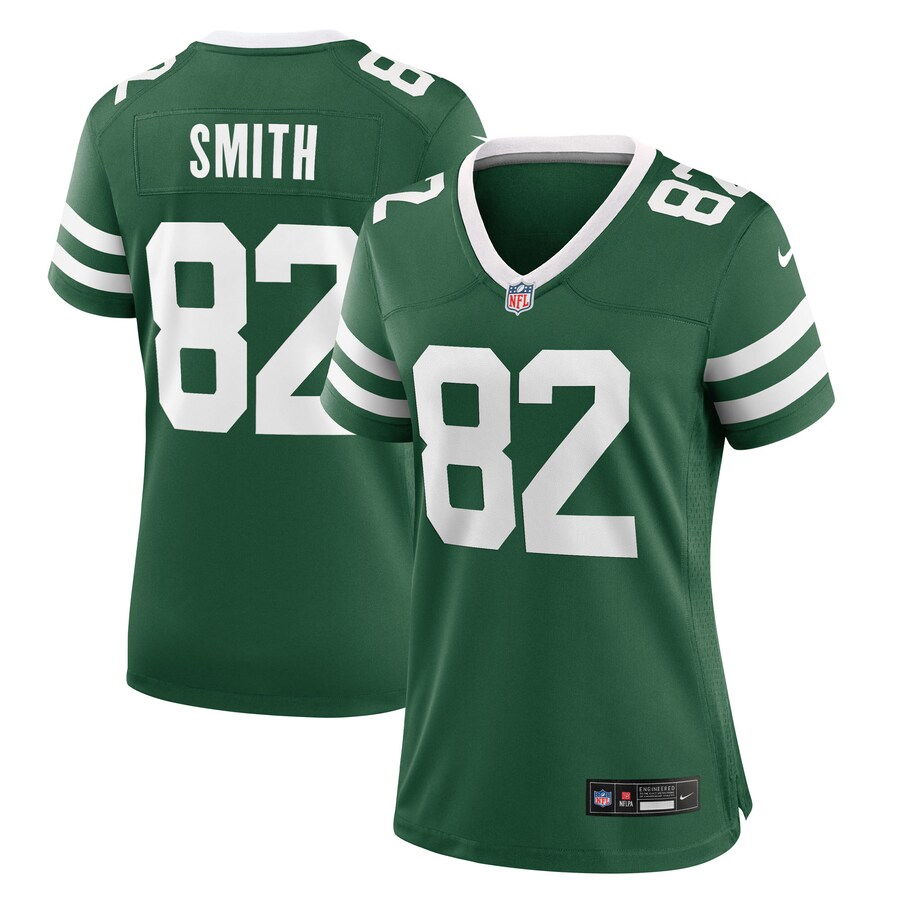 Women's New York Jets Arian Smith Nike Legacy Green Team Game Jersey - Ujersey