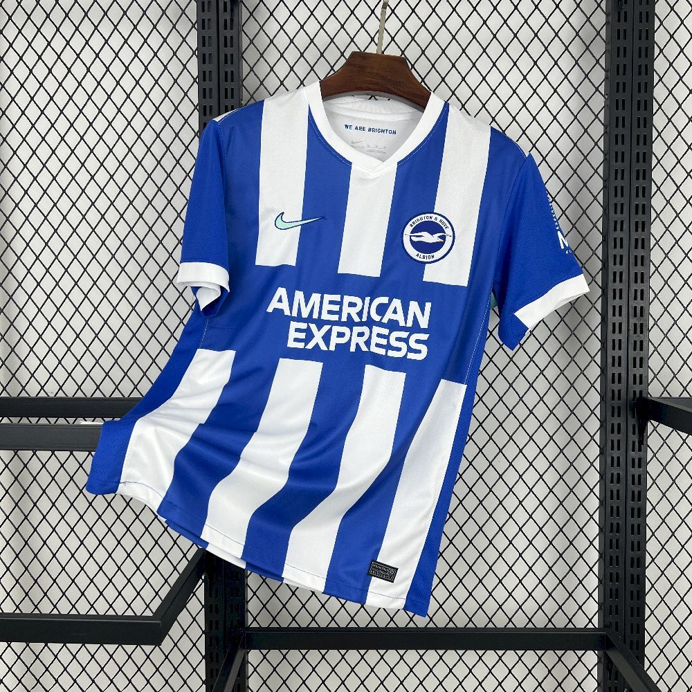 Brighton & Hove Albion Football Jersey Home Custom Shirt 2025/26 - ujerseystore