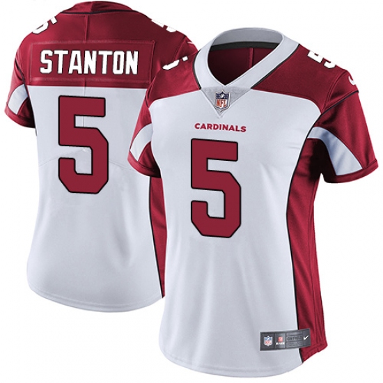 Women's Nike Arizona Cardinals #5 Drew Stanton White Vapor Untouchable Limited Player NFL Jersey - Ujersey