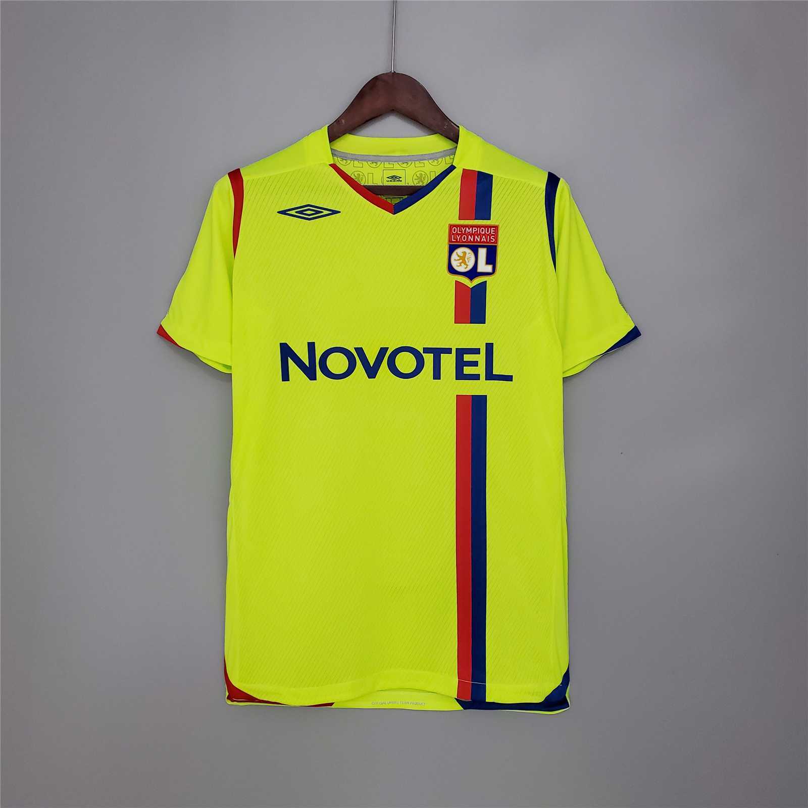 Olympique Lyonnais Retro Football Jersey Third Away Custom Shirt 2008-09 - ujerseystore