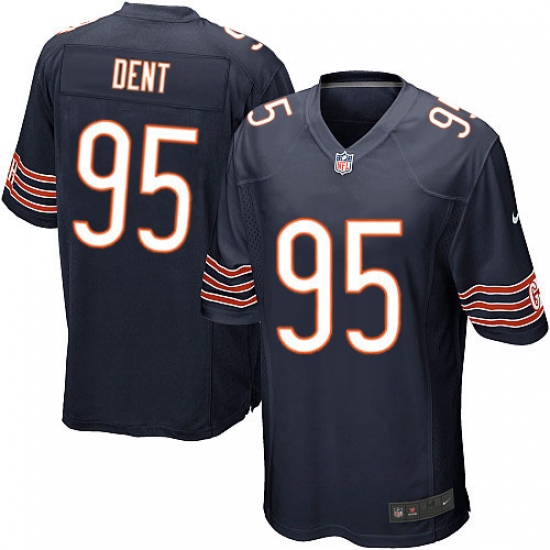 Men's Nike Chicago Bears #95 Richard Dent Game Navy Blue Team Color NFL Jersey - Ujersey