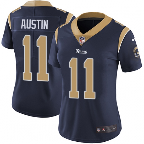 Women's Nike Los Angeles Rams #11 Tavon Austin Elite Navy Blue Team Color NFL Jersey - Ujersey