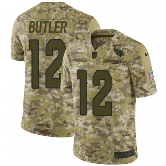 Men's Nike Arizona Cardinals #12 Brice Butler Limited Camo 2018 Salute to Service NFL Jersey - Ujersey